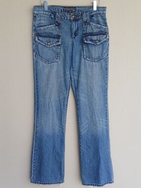 Joes Jeans Low Rise Wide Leg Denim Jeans Vintage 29x33
